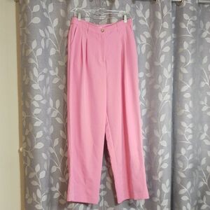 Gianni Bini Women's Pink Wide Leg Pants Slacks size L